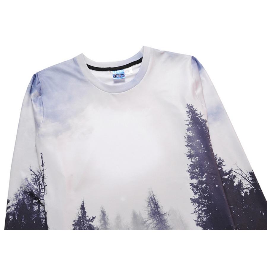 Футболки мужские осенние футболки мужские уличные футболки с 3D-принтом модные весенние топы с круглым вырезом и длинным рукавом