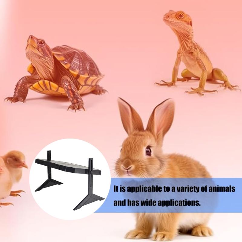 Energy Efficient Chick Brooder Heating Plate with Adjustable Angles for Home and Farm Use Overheat Protections