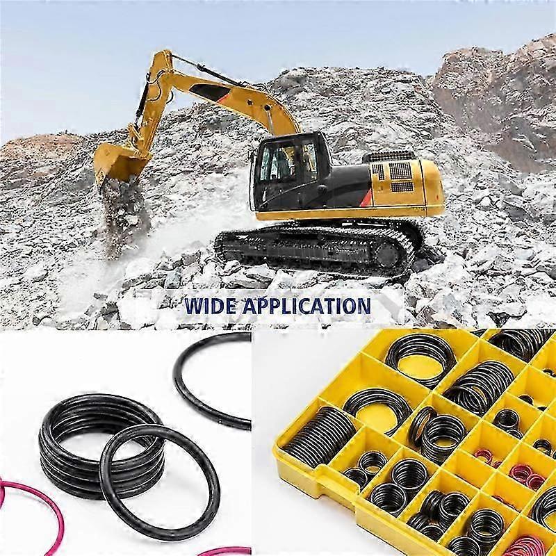 Seal O-ring Kit 4c-4782 for Caterpillar SAE STOR ORFS 61 62 Nitrile 90, Transmission Seals and O-rings Compatible with Cat 4c4782 Models