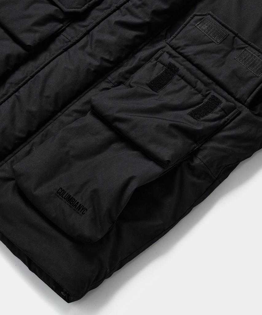 Columbia University B/S Four Pocket Utility Puffer Black