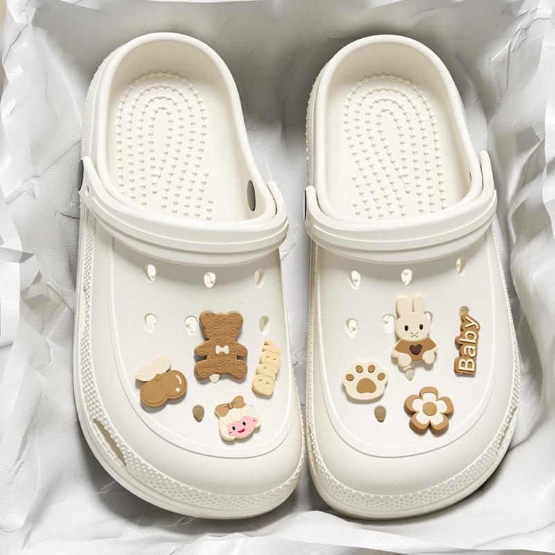 Летние легкие нескользящие сандалии с закрытым носком для женщин и мужчин - мягкая подошва для отдыха на природе и пляжа