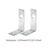 2x Trailer Light Brackets L Shape Parts Pre Drilled Hole Fit Most Trailer
