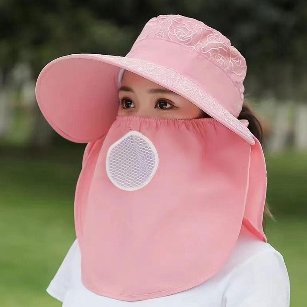 Солнцезащитная шляпа с защитой от УФ-лучей для лица и шеи, кепка-солнцезащитный крем, летние женские шляпы для рыбалки, охоты, пеших прогулок