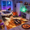 Halloween Anime Style Bedroom Bedside Carpet Pumpkin Cute Decoration Living Room Rug Girl's Room Fluffy Washable Floor Mat Soft
