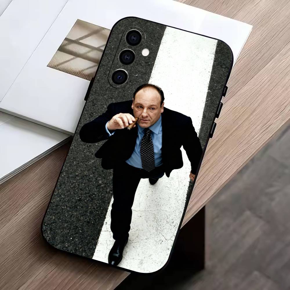 Чехол для телефона Tony Soprano-JG для Samsung Galaxy A73,A72,A71,A70,A53,A52,A51, Мягкий силиконовый черный чехол