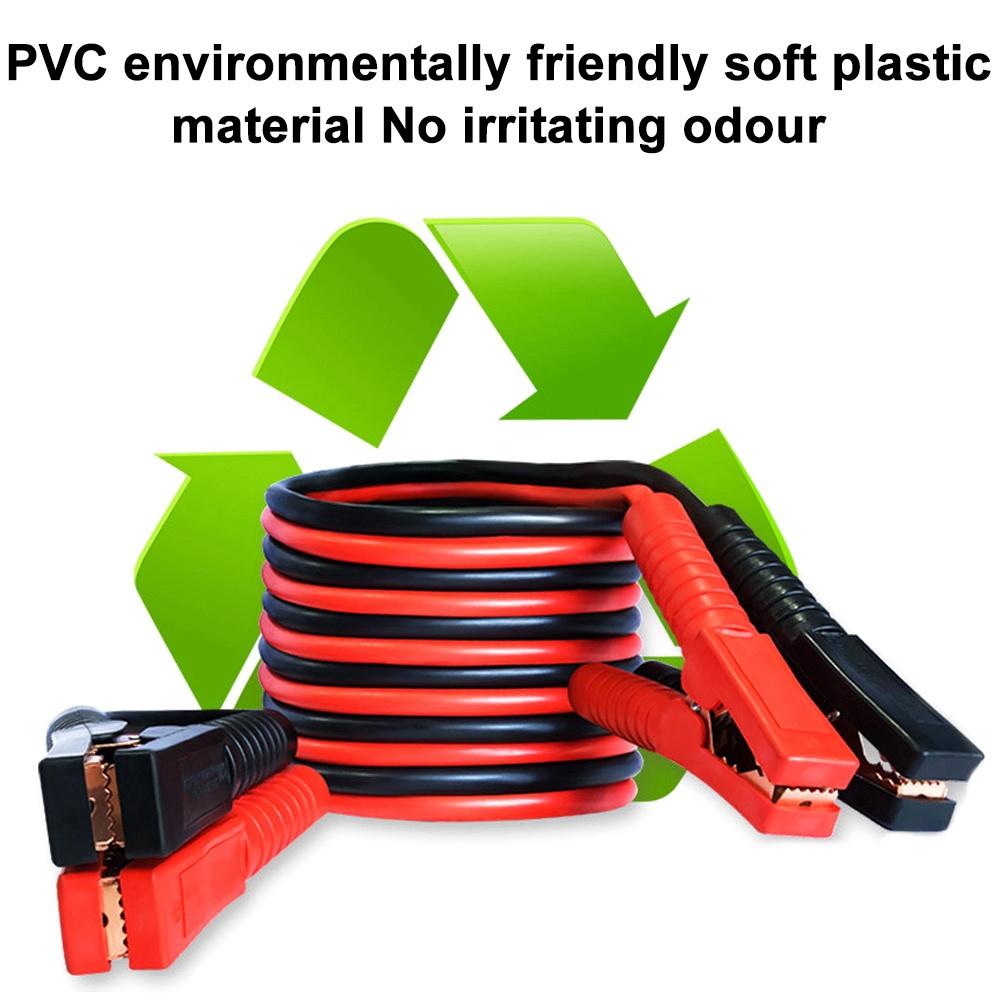 4M сверхпрочные соединительные кабели для бензиновых автомобилей, фургонов, дизельных грузовиков, соединительные провода с чехлом, кабель для запуска аккумулятора 2 калибра, 4 калибра