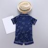 Детские пижамы, летняя футболка с короткими рукавами + шорты, повседневный комплект, детские пижамы, пижамы для мальчиков и девочек, детские пижамы, одежда для сна от 1 до 6 лет