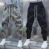 Men's Trendy Spring 2025 Elastic Waist Stripe Casual Pants
