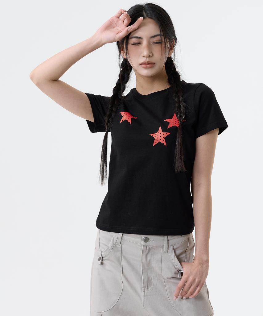 Nasttingijeubeleoldaenmi Футболка Dot Star_Черный