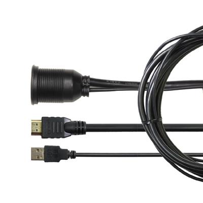 Удлинительный кабель BeatSonic USB18 для Превращает запасное отверстие для переключателя в входной порт для Совместим с автомобильными разъемами типа A на задней панели вашего