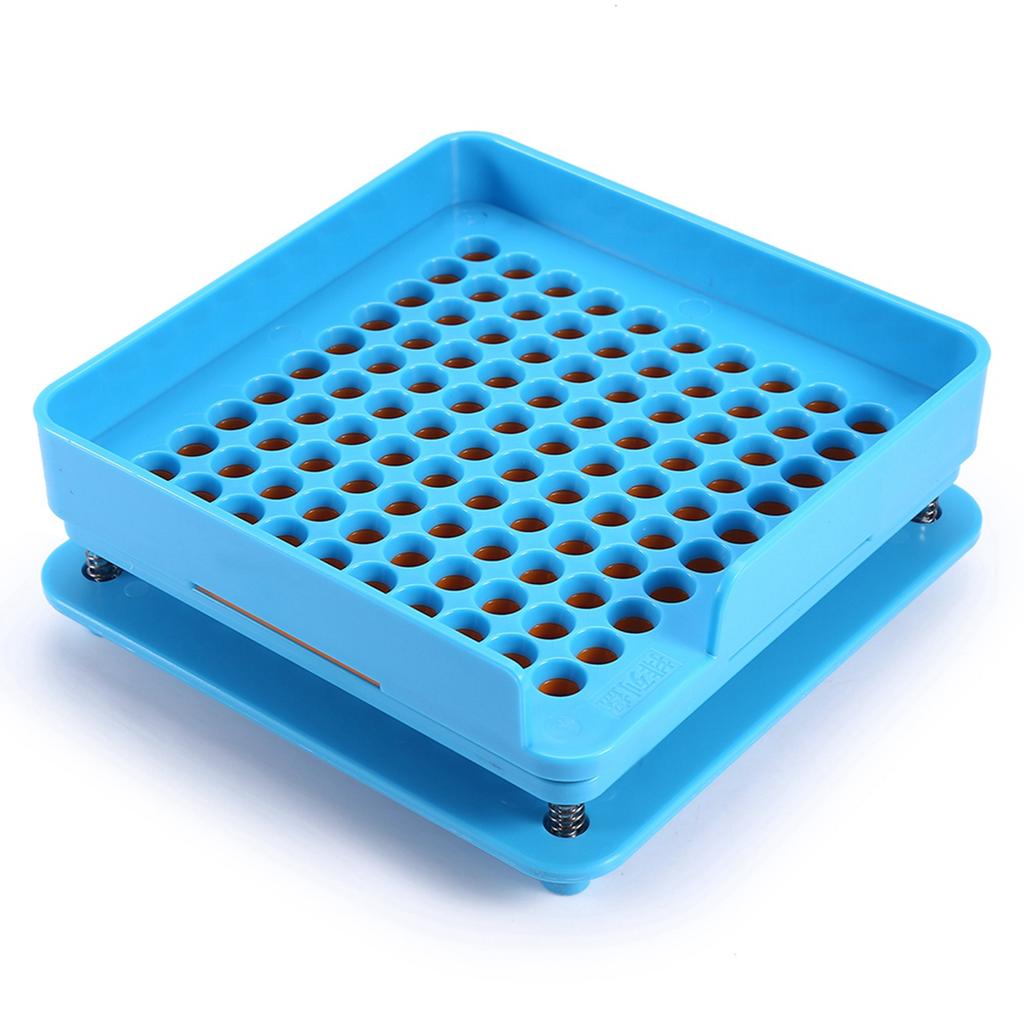 Пустые пластины для капсул с распределителем 100 отверстий Инструмент для заполнения капсул с витаминным порошком 0#