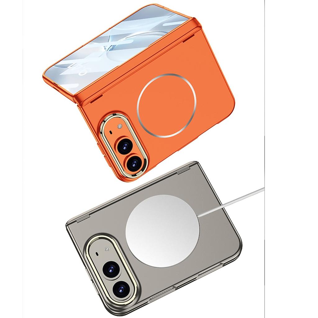 Case for IPhone Ultra 18 Fold Magnetic Shockproof Back Cover for MagSafe Wireless Charging Shell Membrane Hinge Protective Cover