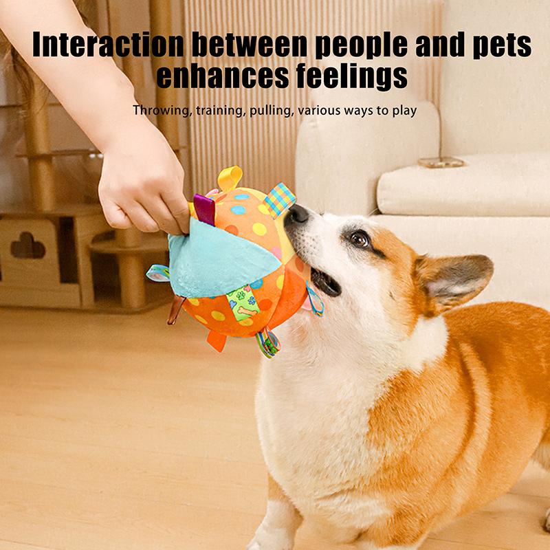 Pet Interactive Toys Cartoon Ball Dog Toy Pet Chewing Toys Training Decompress Bite Resistant Plush Dog Toys Pet Supplies