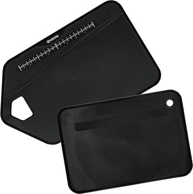 Антибактериальный набор для нарезки Kyocera с мерными отметками и листом для резки, отбеленный и изготовленный из доски, 2, Складной, Подставка, Доска, Дезинфицированный, Черный,