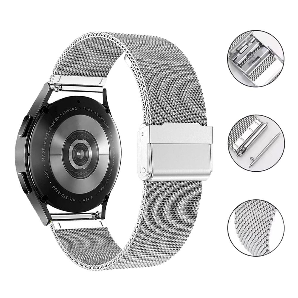 Watch Strap For Garmin Forerunner 570 165 245 265 Stainless Steel Band Vivoactive 6 5 4/Venu 3 2 Bracelet 20mm 22mm Accessories