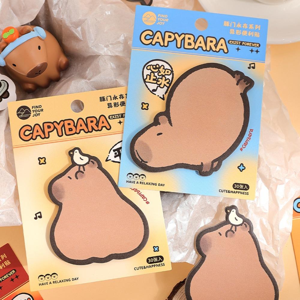30pcs Capybara Sticky Notes Thickened To Do List Planner Notepad Memo Pad Paper  Student