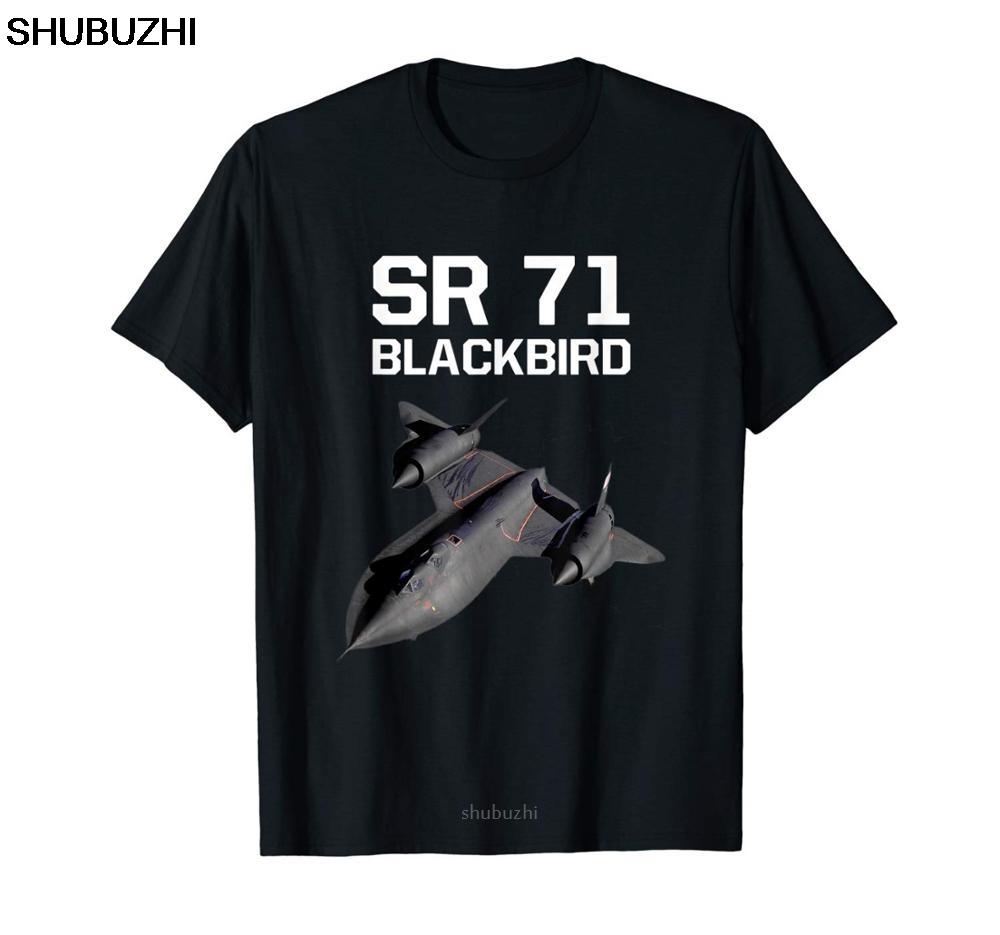Sr 71 Blackbird, Самолет Реактивный Футболка Модная С Коротким Рукавом Черная Мужская Молодежная С Круглым Воротником Индивидуальная Мужская Футболка sbz8009