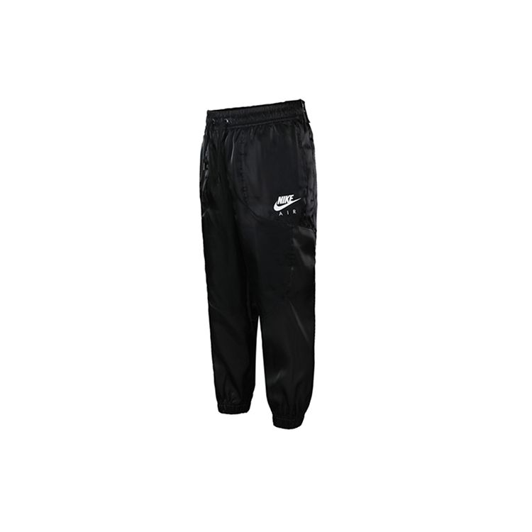 Nike Женские тканые брюки Air с высоким блеском Черные CU6567-010