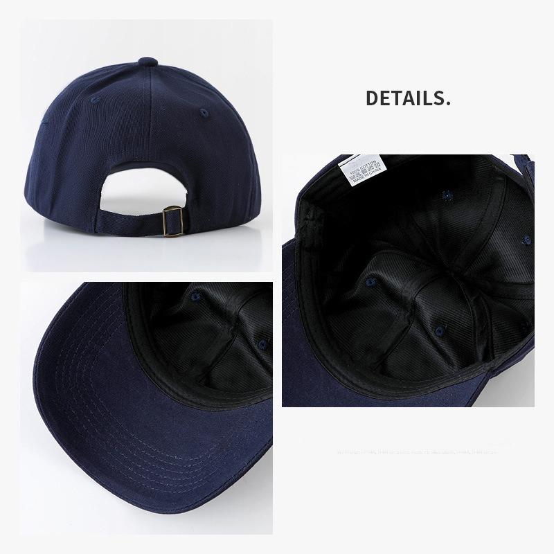 Hat Female Simple Solid Color Casual Versatile Soft Top Baseball Cap Couple Baseball Cap Male Face Small Cap