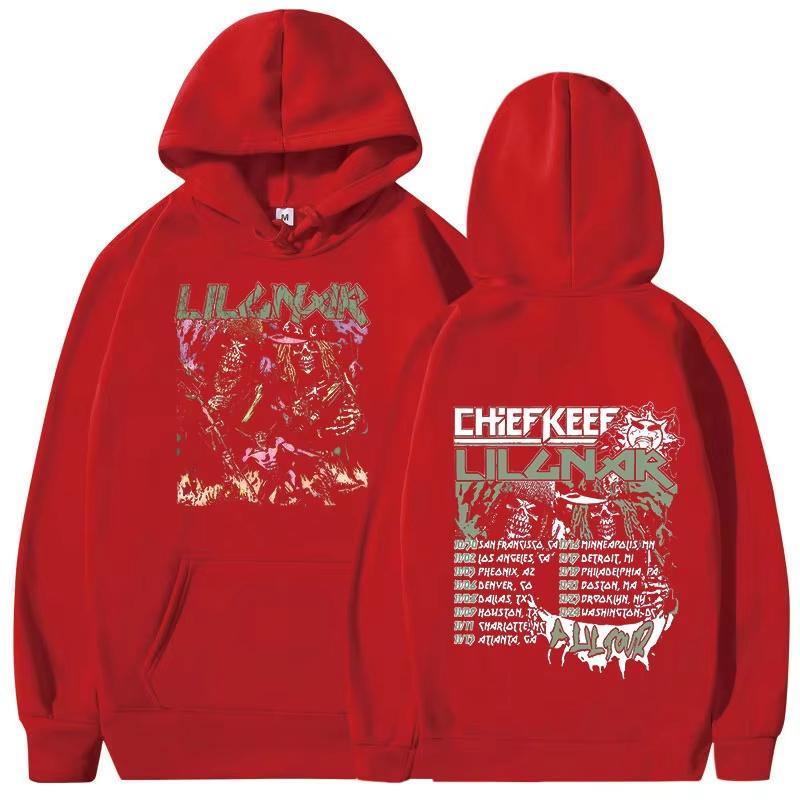 Худи с мерчем из тура рэпера Chief Keef, унисекс, модное, хип-хоп, с длинным рукавом, пуловер, толстовка, стритвир, худи