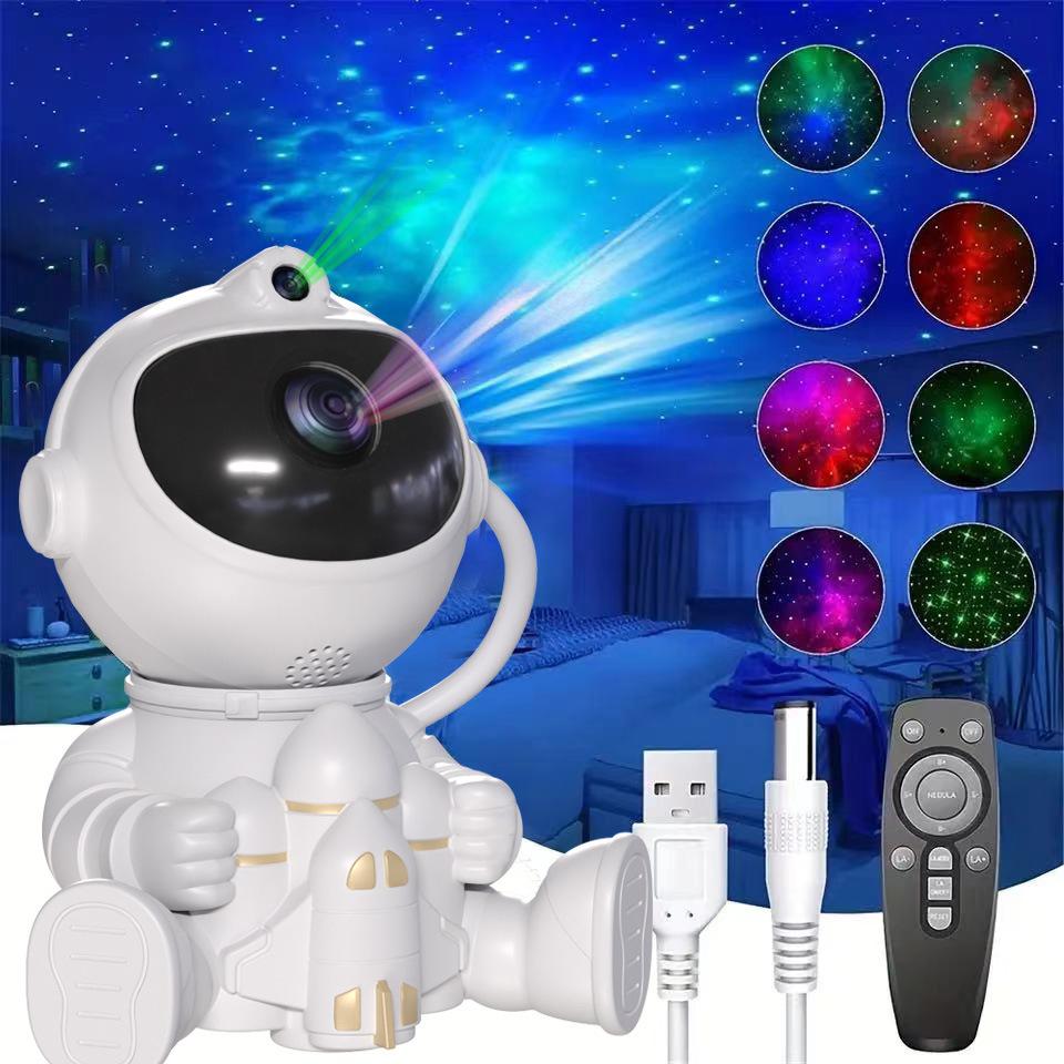 2025 Starry Sky Projector Lamp Decoration Bedroom Room Nebula LED Night Light Children Adult Gift Galaxy Starry Sky Astronaut