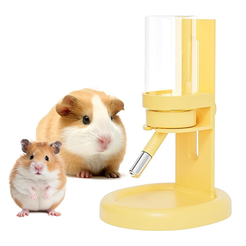 Small Animal Water Dispenser With Adjustable Stand-Hamster Water Bottle No Drip-Guinea Pig Water Bottle Leak Proof