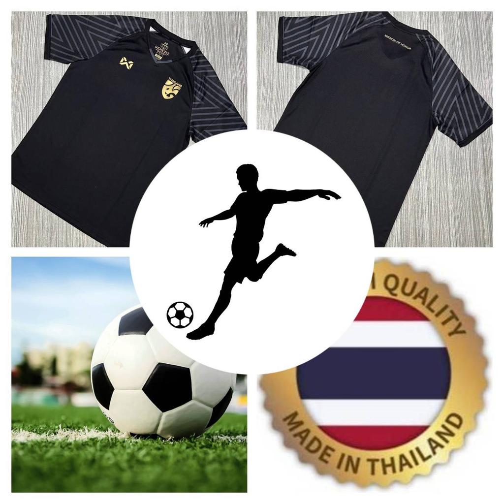 Футболка сборной Таиланда по футболу SOCCER NATION TEAM JERSEY SHIRT HOME FAN Print V Neck Unisex Men Women Quick Dry Short Sleeve Uniform Elephant Logo Sport