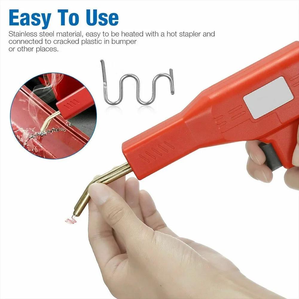500/600PCS Stapler Staple For Car Bumper Repair Welding Machine Plastic Welder Automotive Repair Nails Machine Welding Wire Kit