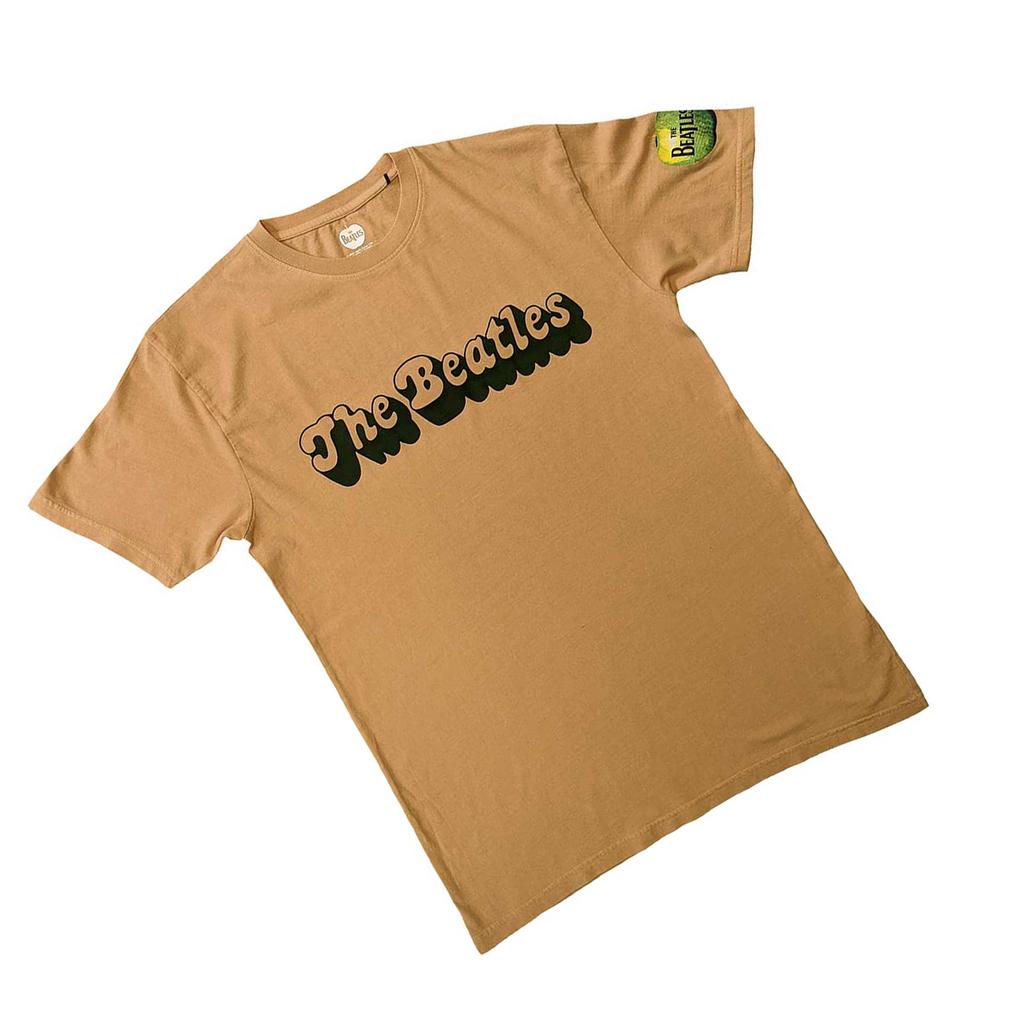 The Beatles Футболка унисекс для взрослых 70-х годов с принтом логотипа на рукаве