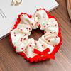 Girls Sweet Dot Bow Hair Band Accessories Fashion Large Hair Tie Rope Headband Elastic Scrunchies For Women Ponytail Hair Accessories
