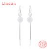 Серьги-капли из стерлингового серебра 925 пробы Lindon, серьги-капли для женщин, подарки на свадьбу