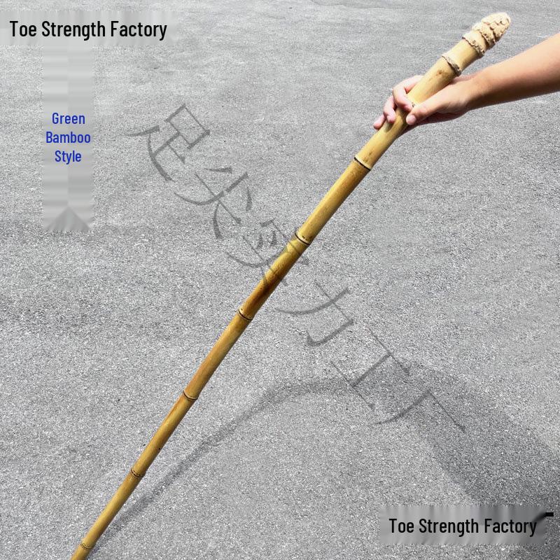 Natural Purple Bamboo Walking Cane for Seniors - Outdoor Mountaineering & Leisure