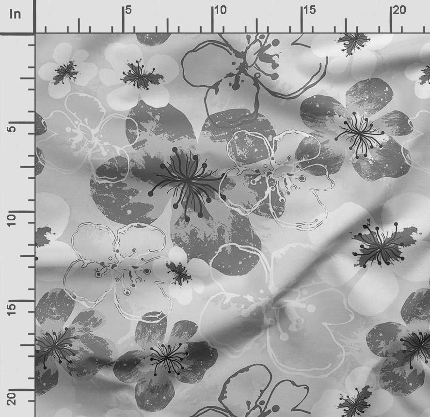Soimoi Ткань для квилтинга из хлопкового батиста с цветочным принтом, продаваемая во дворе — швейные принадлежности для хлопчатобумажной ткани средней плотности шириной 42 дюйма
