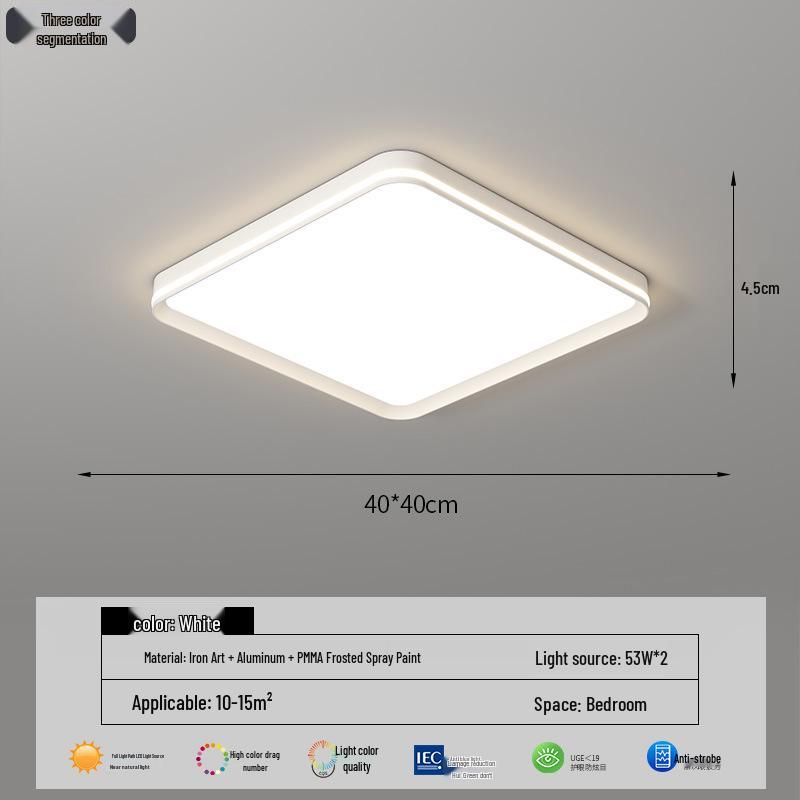 Большой современный минималистичный светодиодный потолочный светильник для гостиной, спальни или столовой