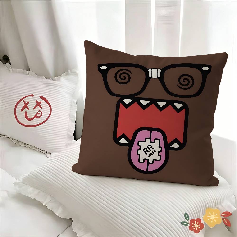 pc Cartoon DDomo KKun Pillow Case Fashion Square Pillowcase Bedroom Sofa Room Ins Decoration Leisure