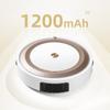 Mini Wireless Auto Robotic Vacuums With Cleaning Timer No Dead Ends Super Quiet Wet/Dry Use for All Flat Floor