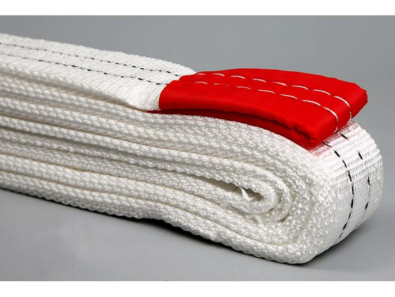 Промышленный белый плоский строп для крана, буксировочный строп, грузоподъемный строп грузоподъемностью 2/3/5/10 тонн, доступен длиной 6/8 метров