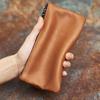 Мужской кошелек из натуральной кожи, длинный кошелек, клатч, портмоне, держатель для карт, сумка для телефона, женский кошелек, сумка для банковских карт