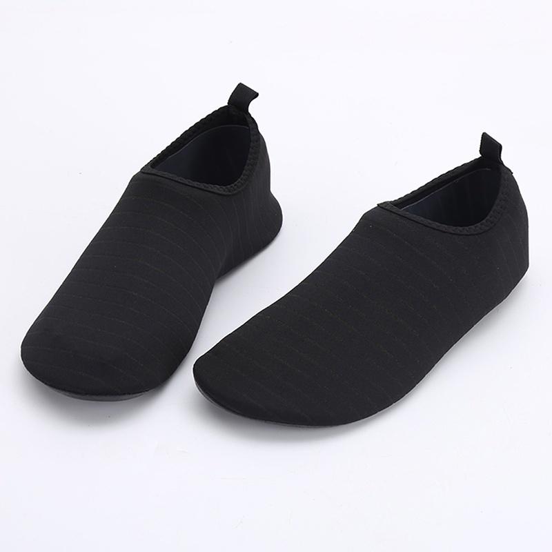 Unisex Women Men Stripe Water Shoes Socks Exercise Pool Beach Dance Swimming Diving Shoes
