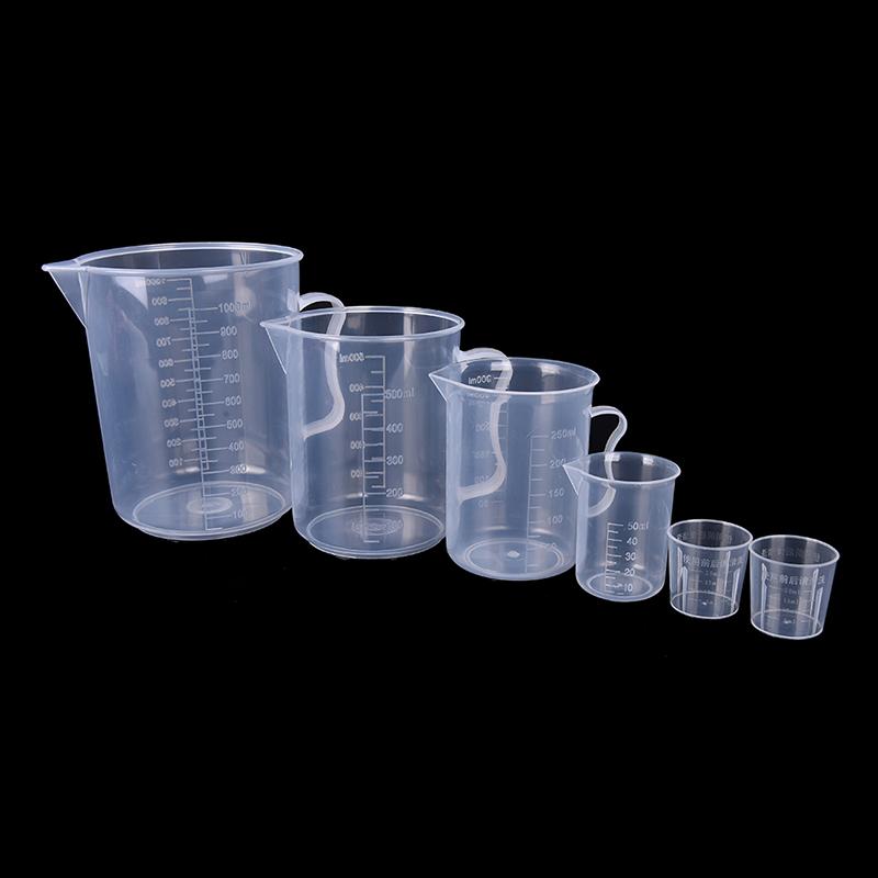 1Pcs /2Pcs 20/30/50/300/500/1000Ml Plastic Measuring Cup Jug Pour Spout Surface Kitchen,,