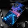 Чехол для телефона Samsung Galaxy S25 S24 S23 S22 S21 Ultra S24 S23 S22 S21 S25 Plus S24 S20 FE Пейзаж Лунный пляж