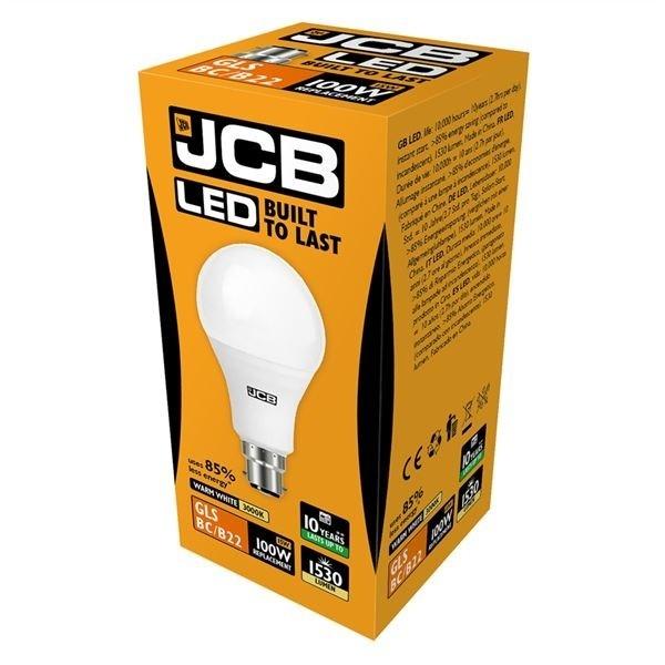 JCB LED A60 1520lm Opal 15w Лампочка B22 2700k