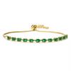 Geometric CZ Crystal Bracelet Women Men Colorful Zirconia Adjustable Chain Jewelry INS Style