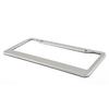 1PC Chrome Stainless Steel License Plate Frame - US/Canada Standard Rustproof Car Tag Holder Universal Fit for Sedan/Truck/SUV License Plate Covers