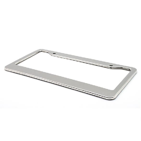 1PC Chrome Stainless Steel License Plate Frame - US/Canada Standard Rustproof Car Tag Holder Universal Fit for Sedan/Truck/SUV License Plate Covers