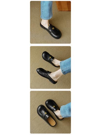 Weiwei Girl 939-2 Summer 2024 Retro Closed-Toe Slip-On Slippers for Women