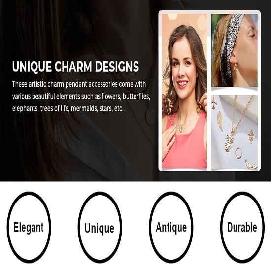 Металлические 100 шт., подвески из золотого сплава для изготовления ювелирных изделий, подвески, оптовые партии, антикварные смешанные ожерелья «сделай сам», браслеты, подвески, подвески