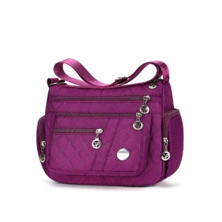 Сумка через плечо, большая вместимость, женская сумка для мам среднего возраста, дорожная сумка из ткани Оксфорд, нейлоновая сумка через плечо