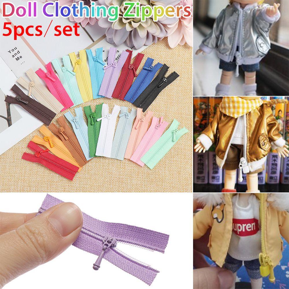 Clothes Accessory Doll Clothing Zippers Garment Applique Mini Zipper Handmade Sewing Scrapbooking