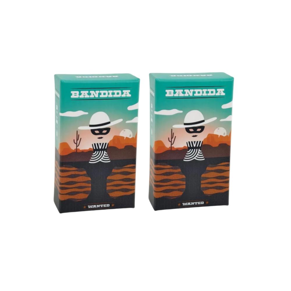 Семейная стратегическая карточная игра Bandido Bandida 1-4 игрока Веселье для вечеринки Китайский Английский Объяснения Рождество Двуязычная игровая ночь